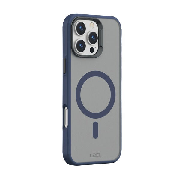 كڤر حماية بتصميم دائري من ليزل لهاتف iPhone 16 Pro | أزرق كڤر حماية بتصميم دائري من ليزل لهاتف iPhone 16 Pro | أزرق